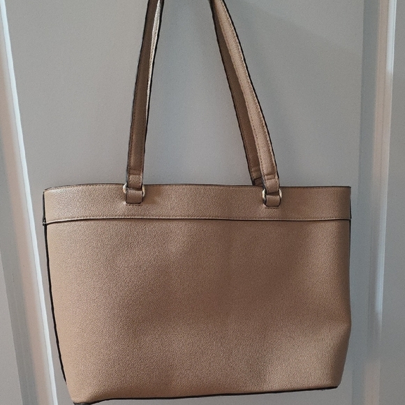 Jones‎ New York Tan Tote with Front Pocket - Picture 5 of 16